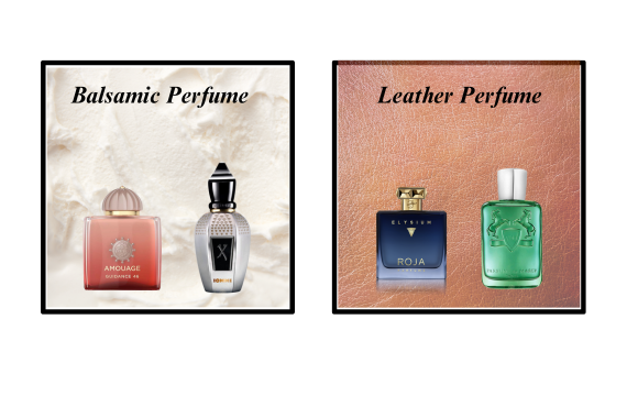 Balsamic perfum vs Leather perfum