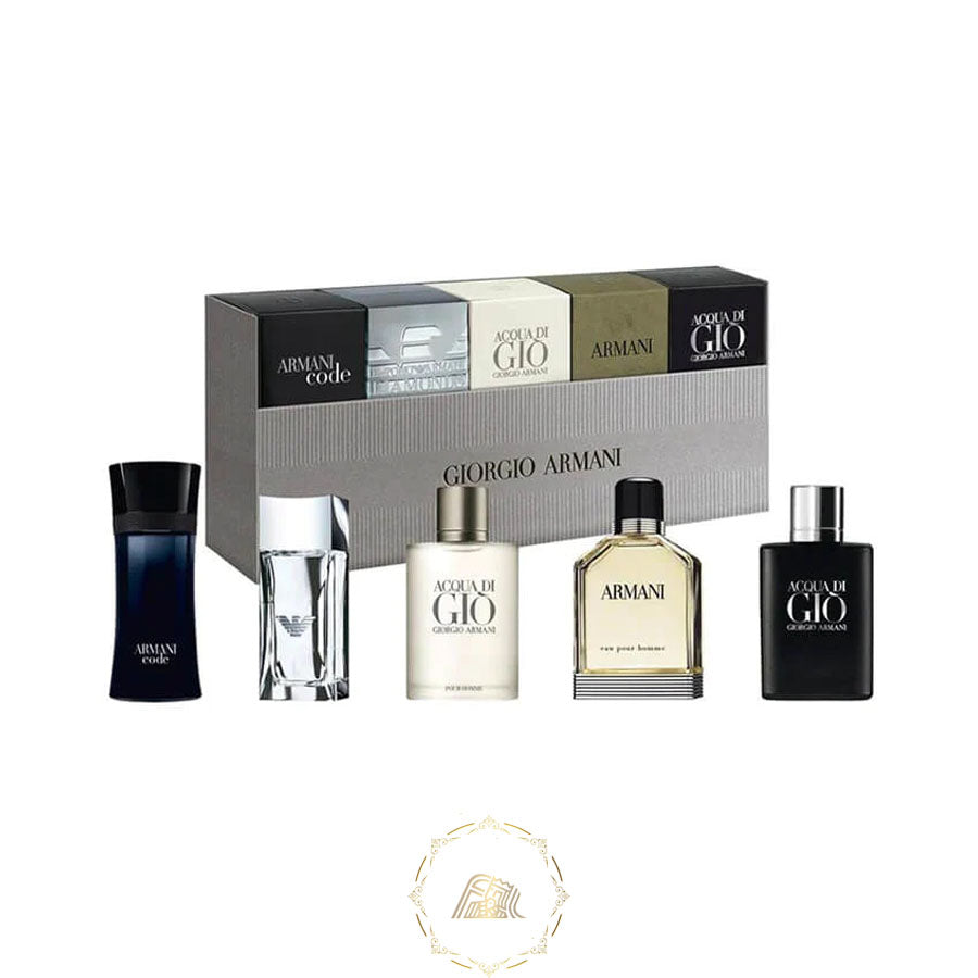 Giorgio Armani Mini Set Pour Homme Elegant Men's Fragrance