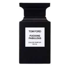 Tom Ford Fucking Fabulous Eau de Parfum 100ml bottle in matte black with a distinctive sculpted cap and white label displaying bold black text