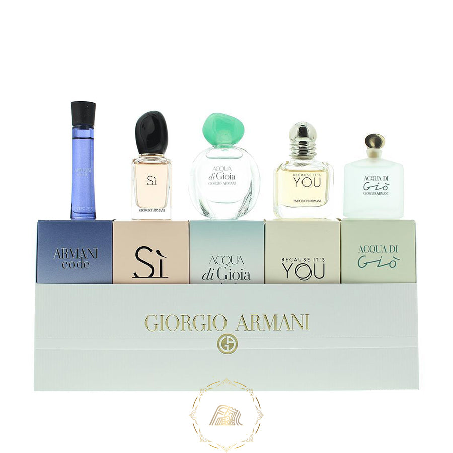 Giorgio Armani Mini Set Perfume For Women Travel Exclusive Eau De