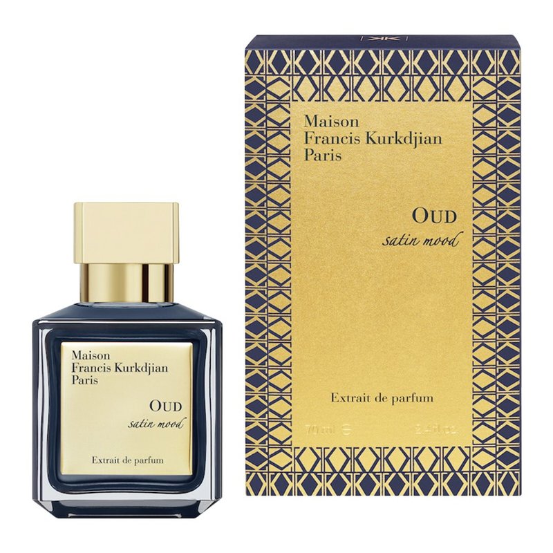 Maison Francis Kurkdjian Oud Satin Mood Eau De Parfum Spray, Vanilla  Scented Amber Accord, 2.4 Fl Oz