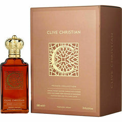 Clive Christian perfume bottle and packaging on a white background