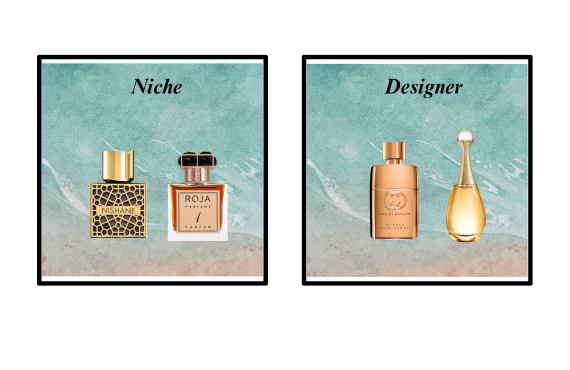 What is the difference between niche perfumes and designer perfumes?