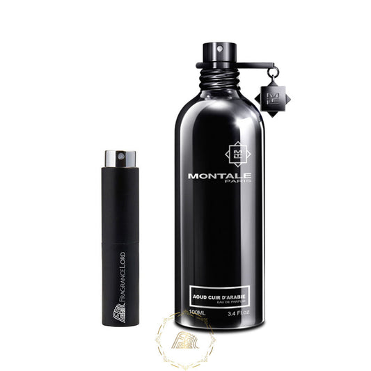 Montale Aoud Cuir d'Arabie oud and leather fragrance travel spray