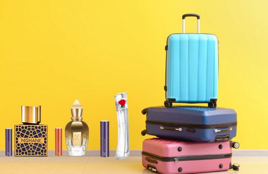 Where should I put my perfume when Travelling?