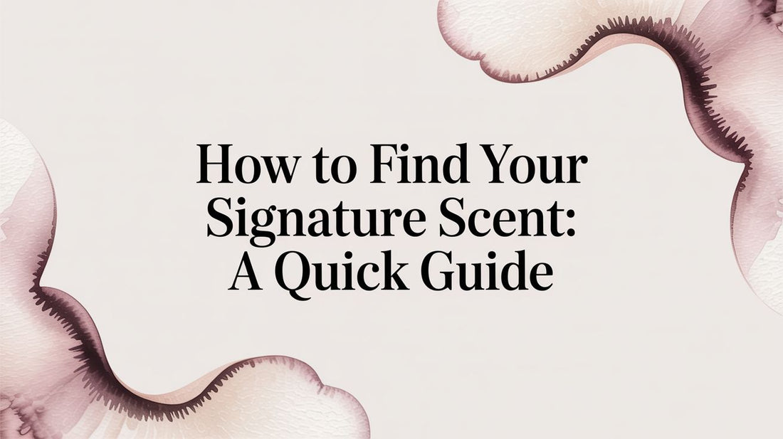 How to Find Your Signature Scent: A Quick Guide