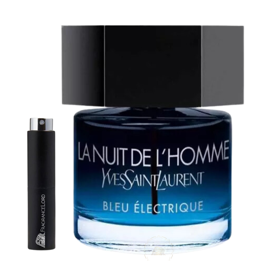 Yves Saint Laurent La Nuit de L'Homme Bleu Électrique Eau de Toilette Travel Spray | Sample