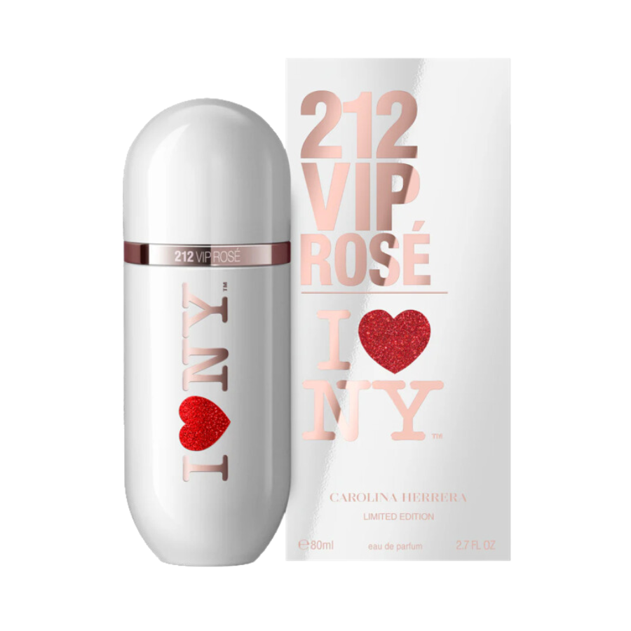 Carolina Herrera 212 Vip Rose I Love NY Limited Edition Eau De