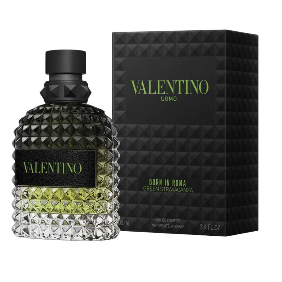 Valentino Valentino Uomo Born in Roma Green Stravaganza Eau de Toilette Spray