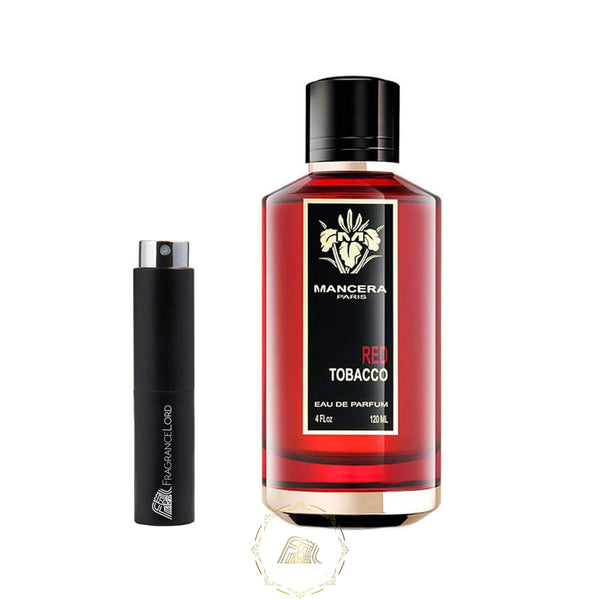 mancera red tobacco reformulated Red Tobacco Mancera perfume The label is also black and gold the perfume is Mancera Red Tobacco Travel Spray
