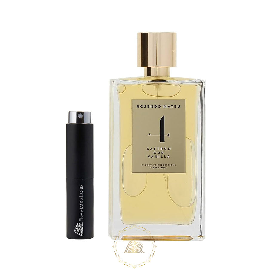 Rosendo Mateu 4 Saffron Oud Vanilla Eau De Parfum Travel Size Spray