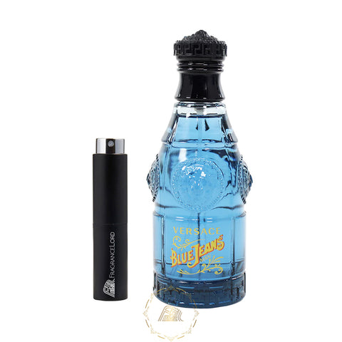Blue Fragrance Spray Travel Jeans Versace Sample Decant | EDT – Size Lord