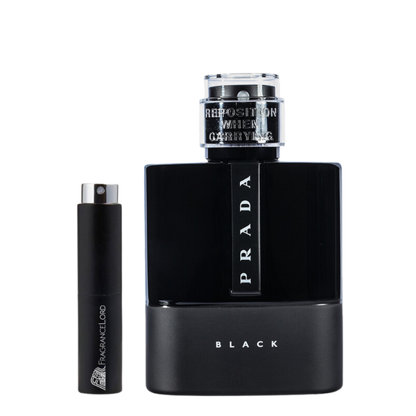 Prada Luna Rossa Black Pour Homme Eau De Parfum Travel Spray Prada Luna Rossa Black Pour Homme Eau De Parfum Travel Spray